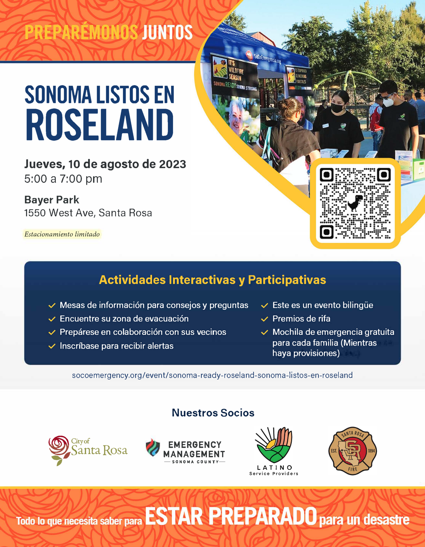 Sonoma Ready Roseland /Sonoma Listos en Roseland Sonoma County